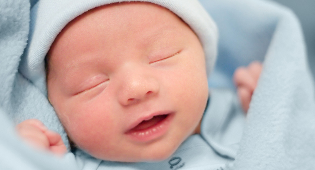 Newborn baby sleeping