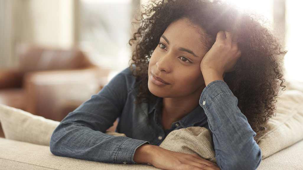 woman wondering whether or not she's pregnant